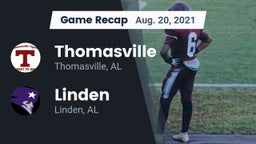Recap: Thomasville  vs. Linden  2021