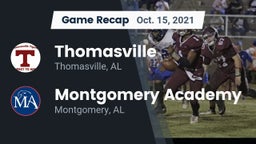 Recap: Thomasville  vs. Montgomery Academy  2021