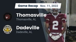 Recap: Thomasville  vs. Dadeville  2022