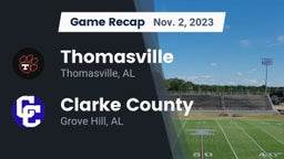 Recap: Thomasville  vs. Clarke County  2023