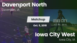 Matchup: Davenport North vs. Iowa City West 2018