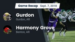 Recap: Gurdon  vs. Harmony Grove  2018