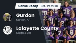 Recap: Gurdon  vs. Lafayette County  2018