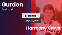 Matchup: Gurdon  vs. Harmony Grove  2019