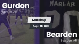 Matchup: Gurdon  vs. Bearden  2019