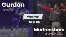 Matchup: Gurdon  vs. Murfreesboro  2019
