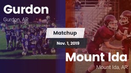 Matchup: Gurdon  vs. Mount Ida  2019