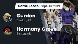 Recap: Gurdon  vs. Harmony Grove  2019