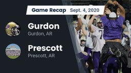 Recap: Gurdon  vs. Prescott  2020
