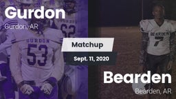 Matchup: Gurdon  vs. Bearden  2020