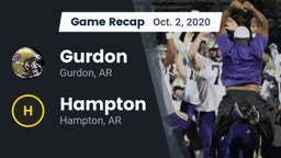 Recap: Gurdon  vs. Hampton  2020