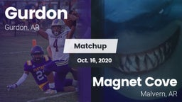 Matchup: Gurdon  vs. Magnet Cove  2020