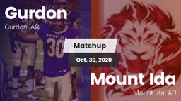 Matchup: Gurdon  vs. Mount Ida  2020
