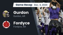 Recap: Gurdon  vs. Fordyce  2020