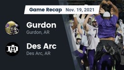 Recap: Gurdon  vs. Des Arc  2021