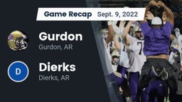 Recap: Gurdon  vs. Dierks  2022