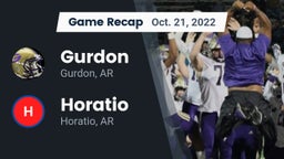 Recap: Gurdon  vs. Horatio  2022