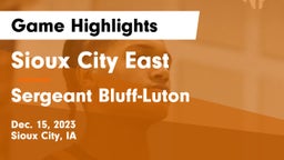 Sioux City East  vs Sergeant Bluff-Luton  Game Highlights - Dec. 15, 2023