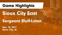 Sioux City East  vs Sergeant Bluff-Luton  Game Highlights - Dec. 14, 2017