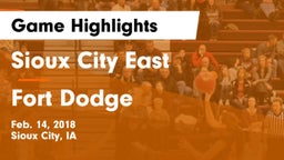 Sioux City East  vs Fort Dodge Game Highlights - Feb. 14, 2018