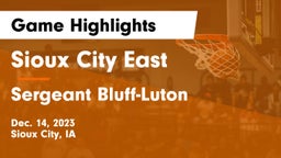 Sioux City East  vs Sergeant Bluff-Luton  Game Highlights - Dec. 14, 2023