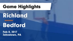 Richland  vs Bedford  Game Highlights - Feb 8, 2017