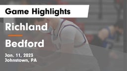 Richland  vs Bedford  Game Highlights - Jan. 11, 2023