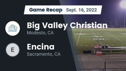 Recap: Big Valley Christian  vs. Encina  2022