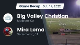 Recap: Big Valley Christian  vs. Mira Loma  2022