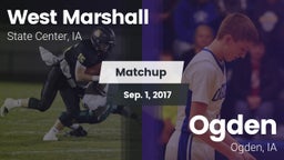 Matchup: West Marshall High vs. Ogden  2017