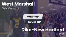 Matchup: West Marshall High vs. ****-New Hartford  2017