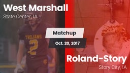 Matchup: West Marshall High vs. Roland-Story  2017