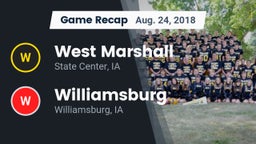 Recap: West Marshall  vs. Williamsburg  2018