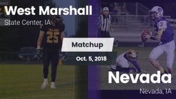 Matchup: West Marshall High vs. Nevada  2018