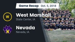 Recap: West Marshall  vs. Nevada  2018