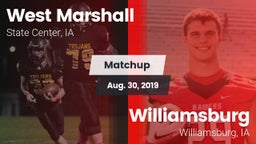Matchup: West Marshall High vs. Williamsburg  2019