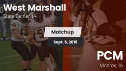 Matchup: West Marshall High vs. PCM  2019
