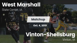 Matchup: West Marshall High vs. Vinton-Shellsburg  2019
