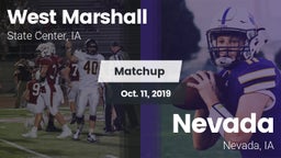 Matchup: West Marshall High vs. Nevada  2019