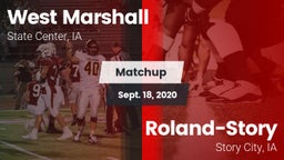 Matchup: West Marshall High vs. Roland-Story  2020