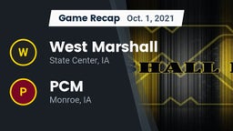 Recap: West Marshall  vs. PCM  2021