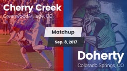 Matchup: Cherry Creek High vs. Doherty  2017