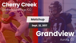 Matchup: Cherry Creek High vs. Grandview  2017
