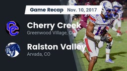 Recap: Cherry Creek  vs. Ralston Valley  2017