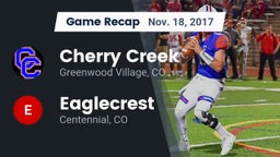 Recap: Cherry Creek  vs. Eaglecrest  2017