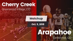Matchup: Cherry Creek High vs. Arapahoe  2018
