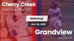 Matchup: Cherry Creek High vs. Grandview  2018