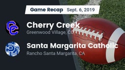 Recap: Cherry Creek  vs. Santa Margarita Catholic  2019