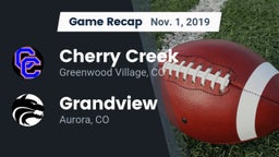 Recap: Cherry Creek  vs. Grandview  2019