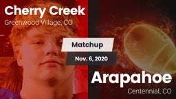 Matchup: Cherry Creek High vs. Arapahoe  2020